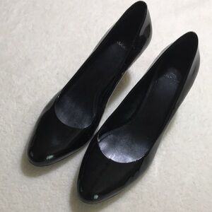 < EUC Alex Marie Black Patent Leather High Heel Shoes…9.5